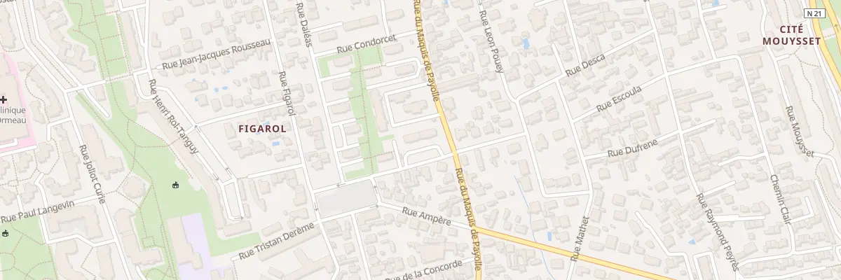 Plan du 36B Rue du Maquis de Payolle à Tarbes