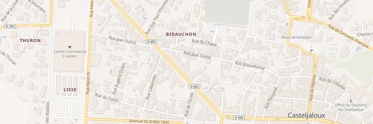 Plan du 30 Rue Jean Duthil à Casteljaloux