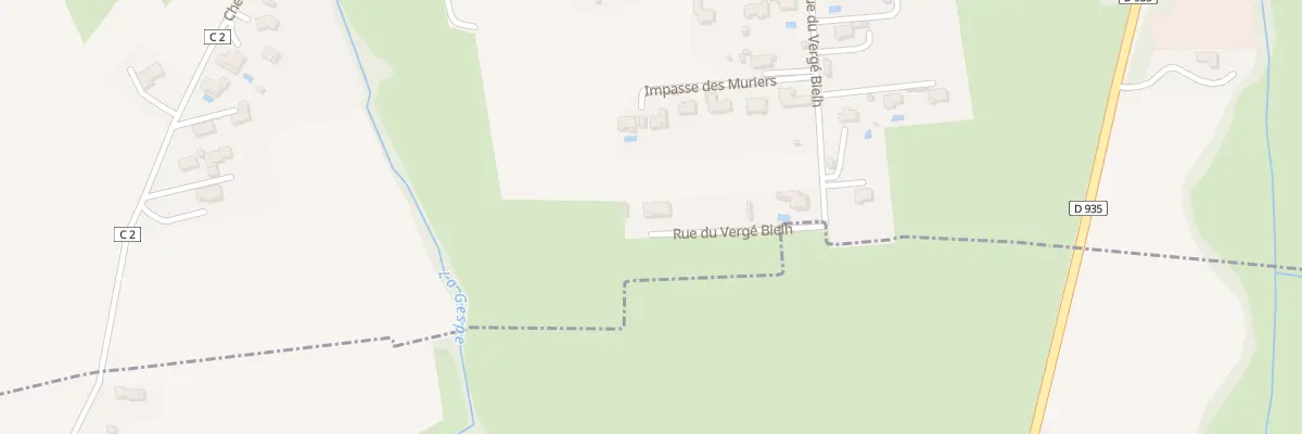 Plan du 44 Rue du Verge Bieilh à Momères