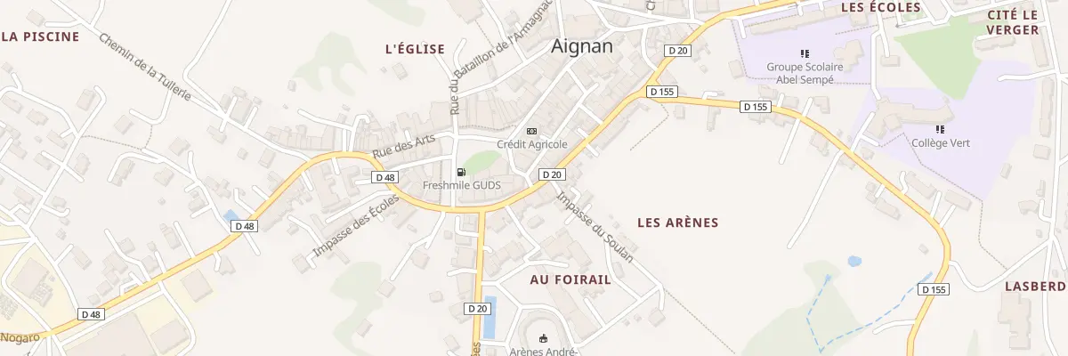 Plan du 2 Rue Guillaume Vital à Aignan