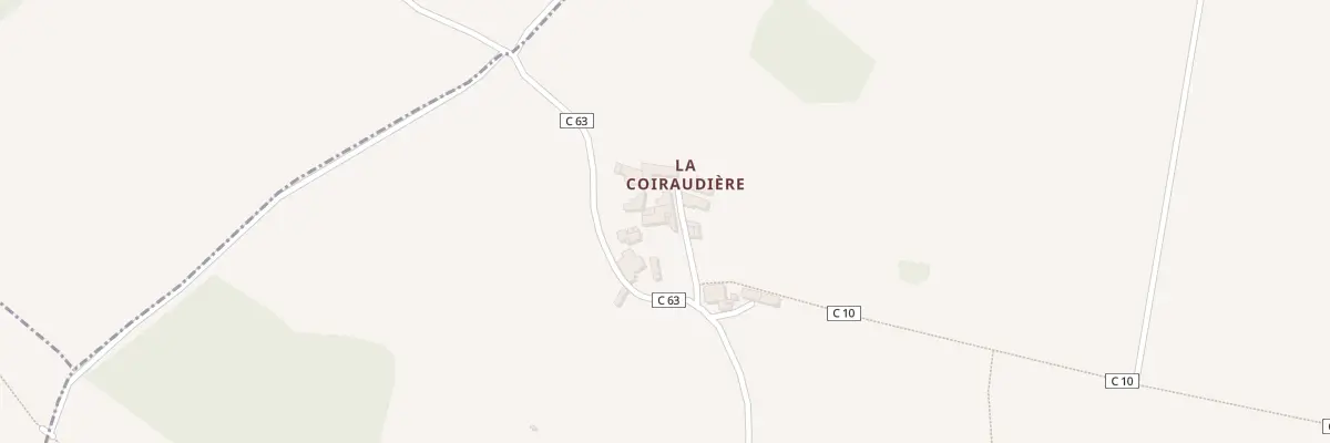 Plan du 3 La Coiraudière à Rom