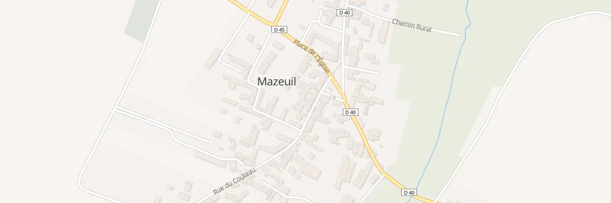 Plan du 4 Rue du Couteau à Mazeuil
