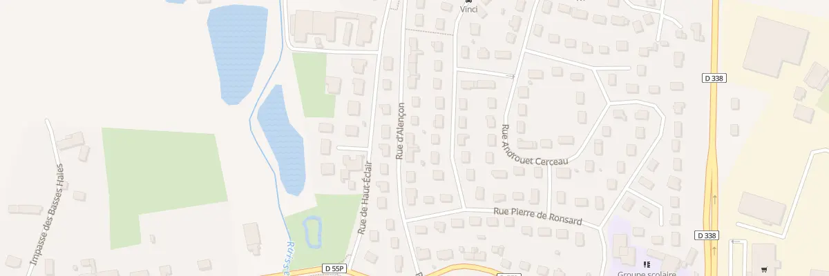 Plan du 14 Rue d’Alençon à Arçonnay