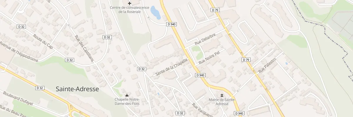 Plan du 4 Sen de la Chapelle à Sainte-Adresse