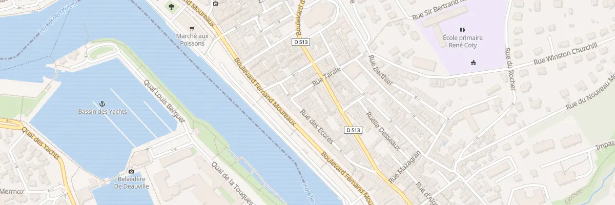 Plan du 86 Rue des Ecores à Trouville-sur-Mer