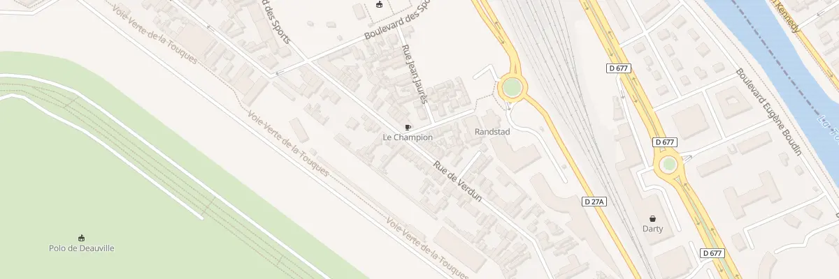 Plan du 57 Rue de Verdun à Deauville