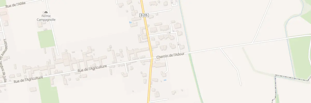 Plan du 5 Rue du Moulin à Laloubère