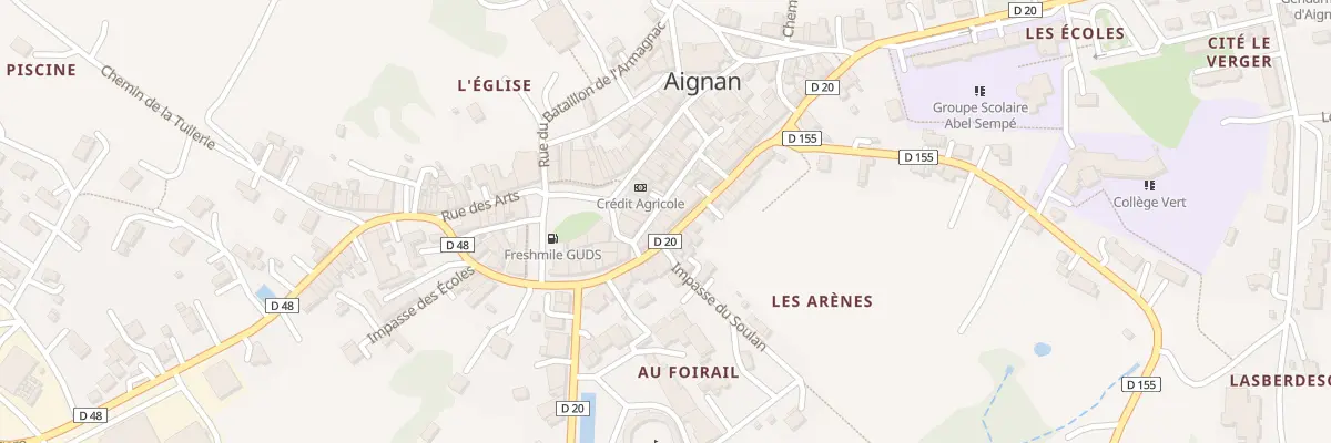 Plan du 21 Rue du Duc de Bouillon à Aignan