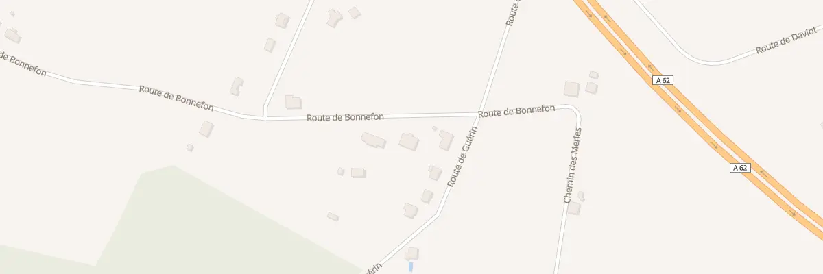 Plan du 235 Rte de Bonnefon à Montpouillan