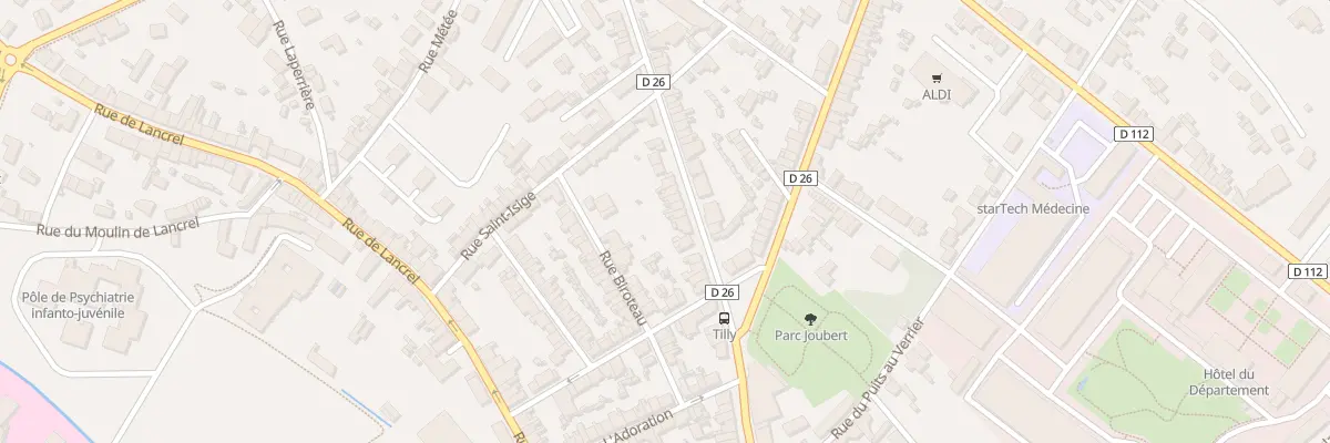 Plan du 29 Rue du Général Fromentin à Alençon