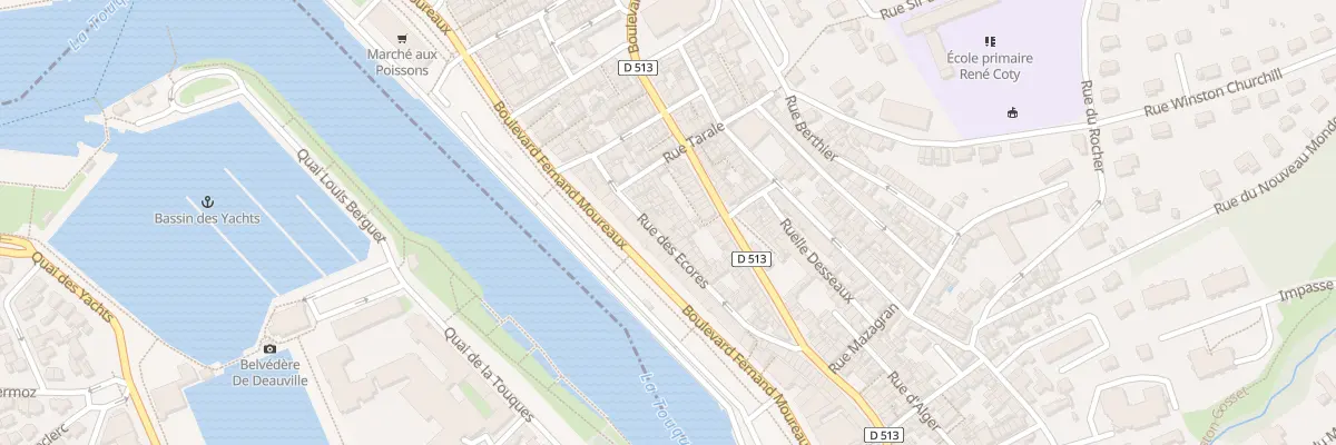 Plan du 68 Rue des Ecores à Trouville-sur-Mer