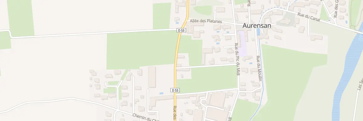 Plan du 35 Rue des Pyrenées à Aurensan