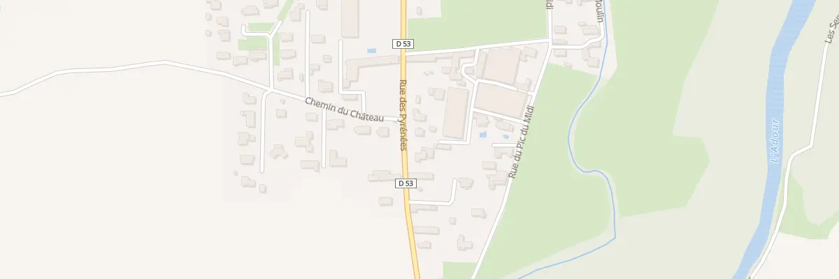 Plan du 43 Rue des Pyrenées à Aurensan