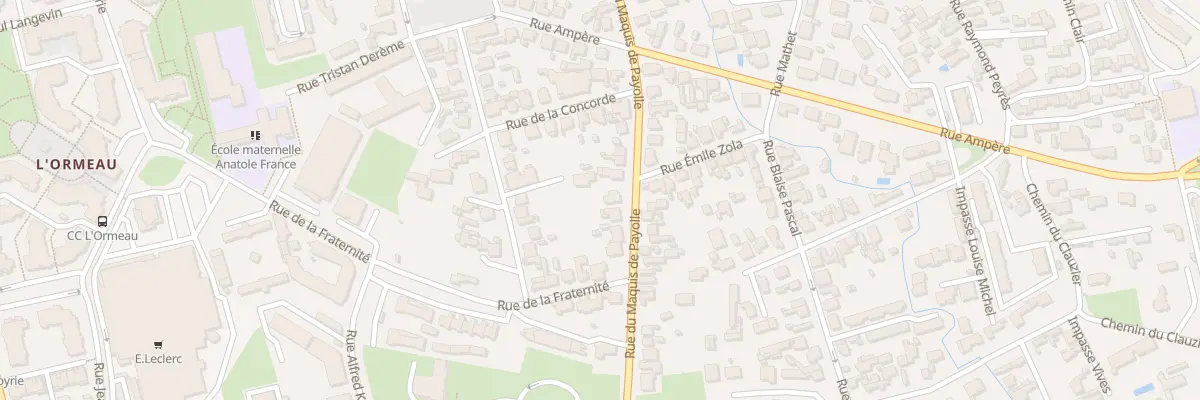Plan du 60 Rue du Maquis de Payolle à Tarbes