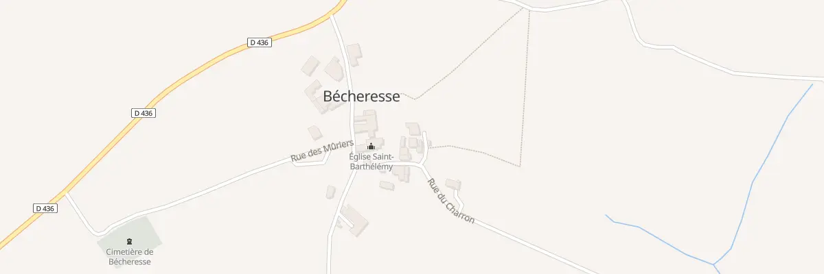 Plan du 5 Rue du Charron à Bécheresse