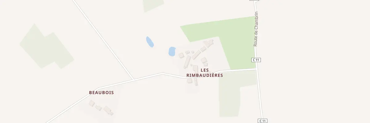 Plan du 1 Les Rimbaudieres à Luché-Pringé