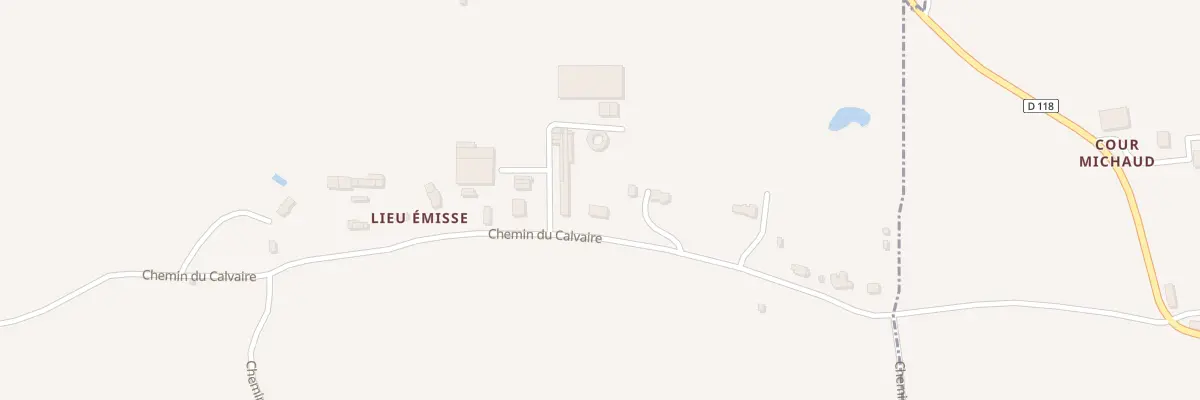 Plan du 557 Che du Calvaire à Glanville