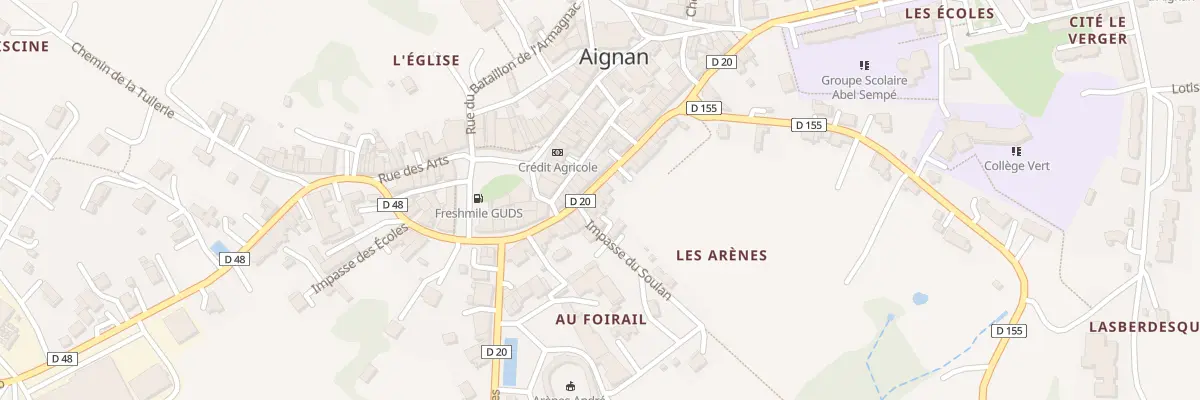 Plan du 5178 Rue du Duc de Bouillon à Aignan