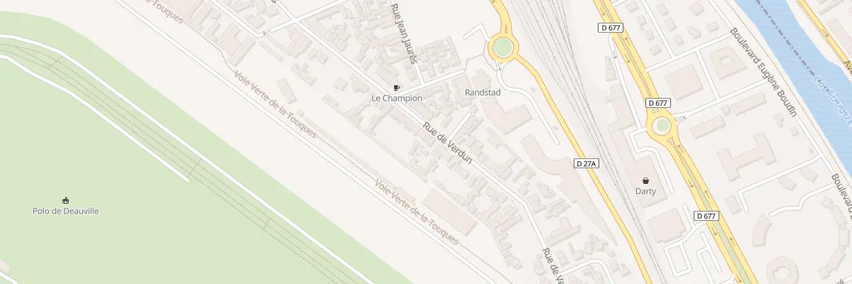 Plan du 64 Rue de Verdun à Deauville
