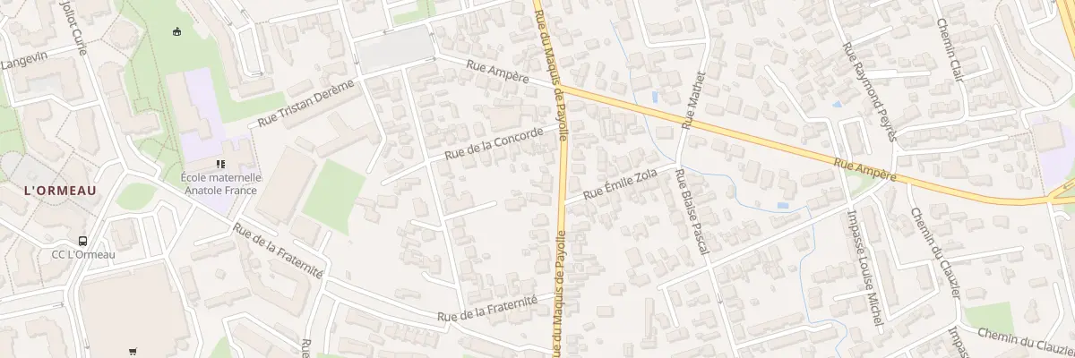 Plan du 54 Rue du Maquis de Payolle à Tarbes