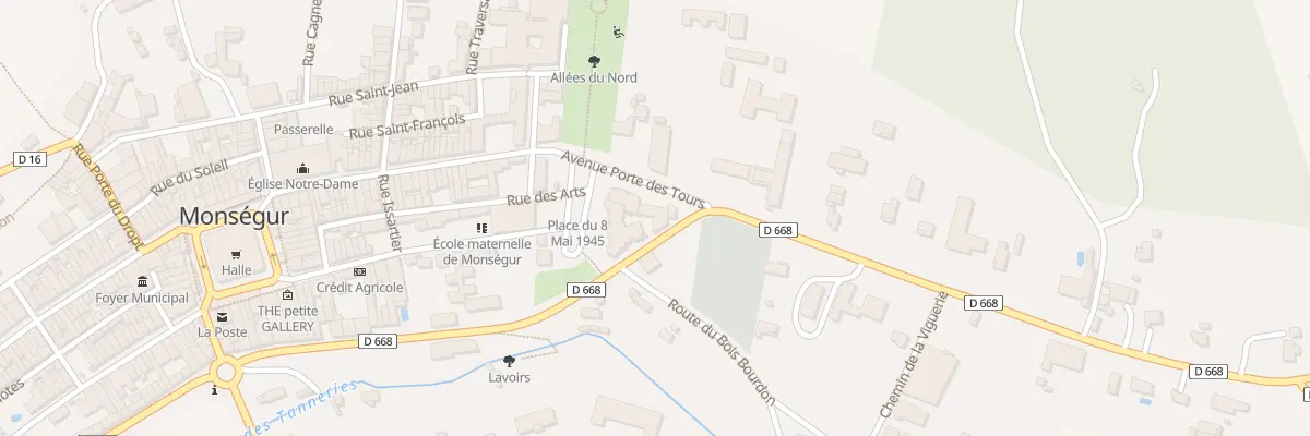 Plan du 9 Av Porte des Tours à Monségur