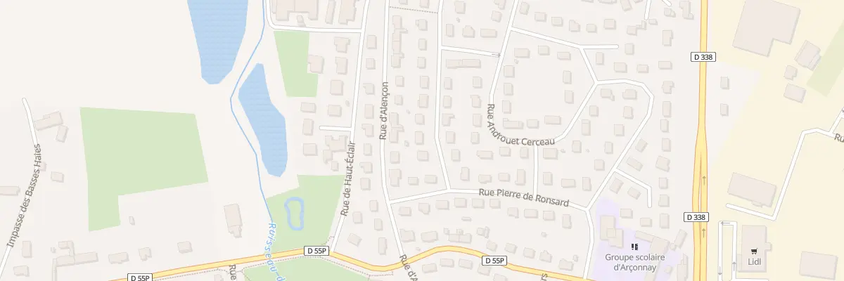 Plan du 3 Rue Léonard de Vinci à Arçonnay