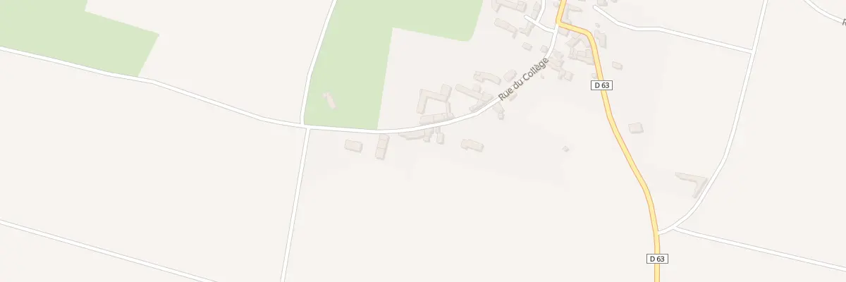 Plan du 5047 Rue du Collège à Chalais