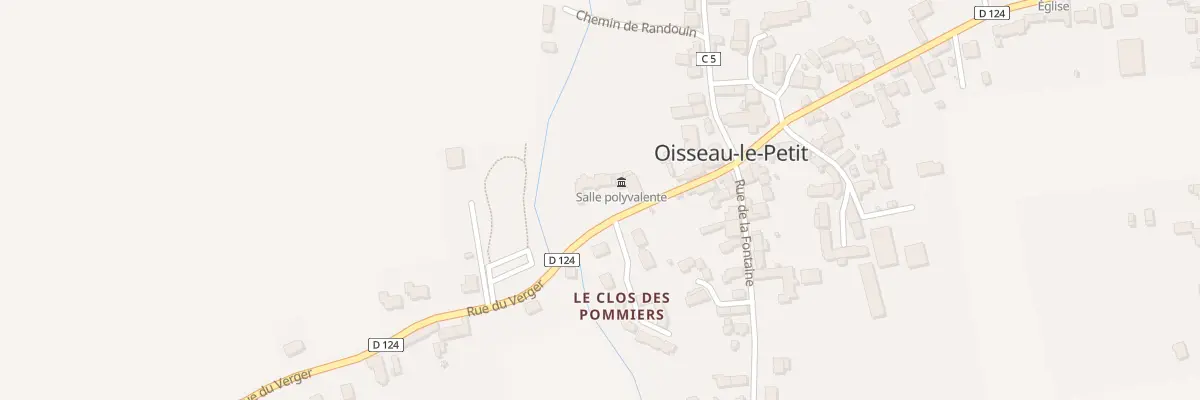 Plan du 8 Rue du Verger à Oisseau-le-Petit