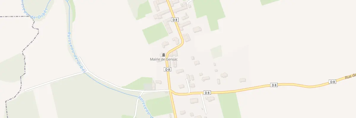 Plan du 25 Rue des Pyrénées à Gensac