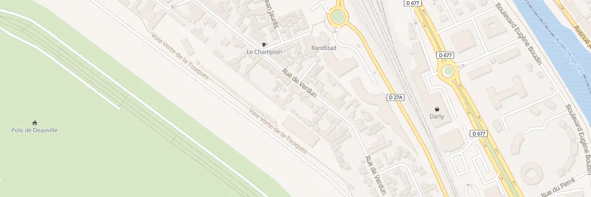 Plan du 76 Rue de Verdun à Deauville