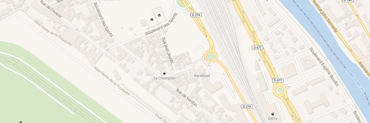 Plan du 13B Rue Marie Normand à Deauville