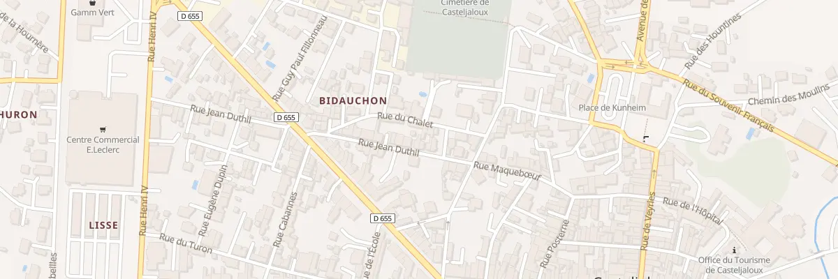 Plan du 29 Rue Jean Duthil à Casteljaloux