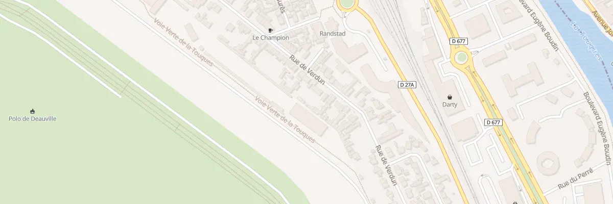 Plan du 84B Rue de Verdun à Deauville