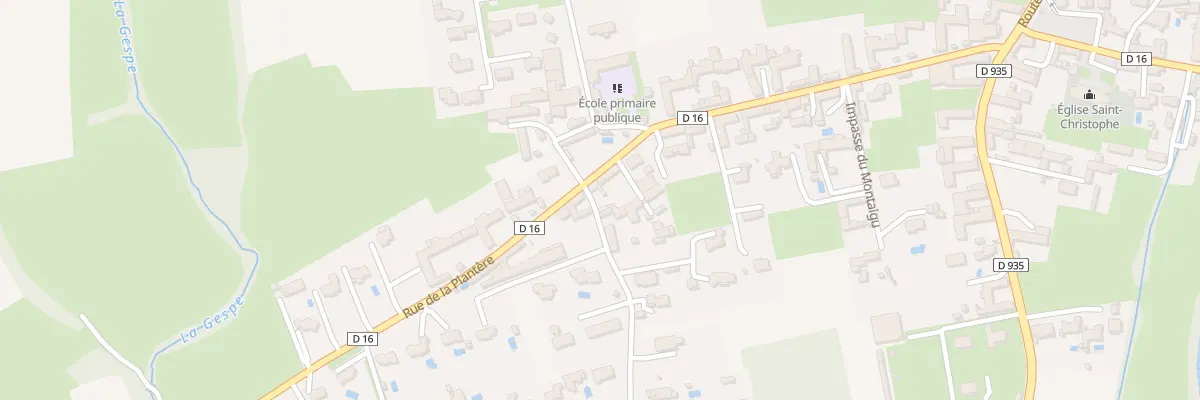 Plan du 1 Rue du Verge Bieilh à Momères