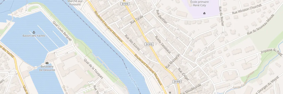 Plan du 44 Rue des Ecores à Trouville-sur-Mer