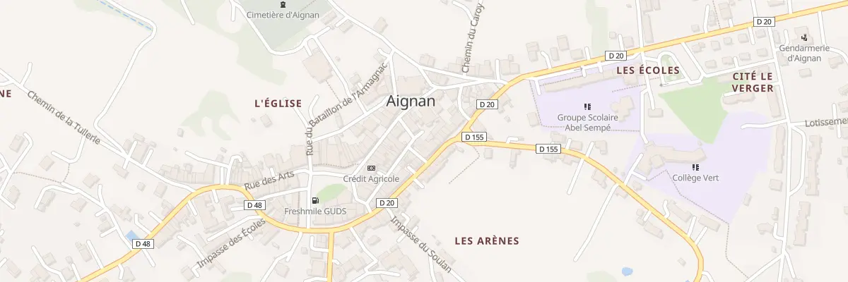 Plan du 31 Rue du Duc de Bouillon à Aignan