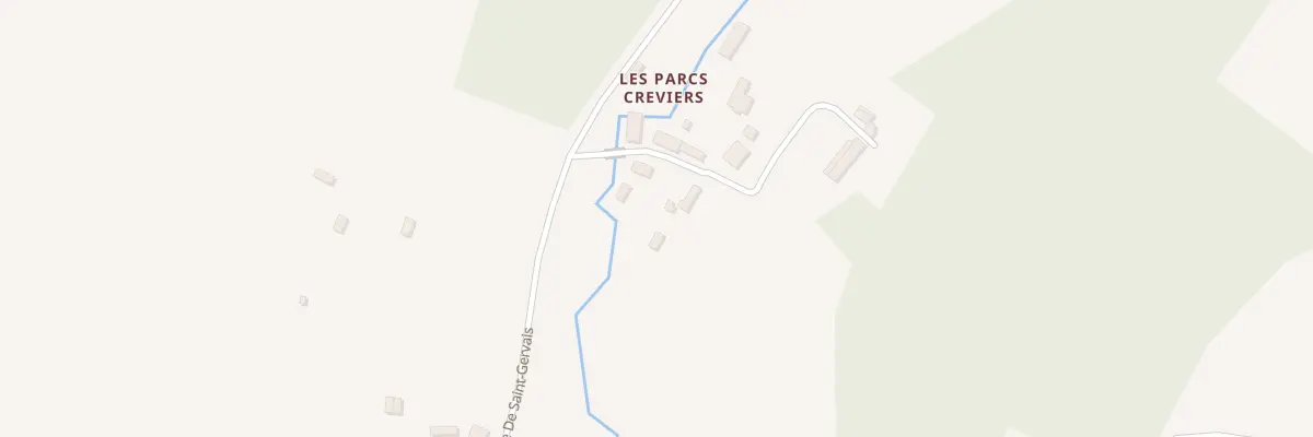 Plan du 117 Les Parcs Creviers à Saint-Gervais-des-Sablons