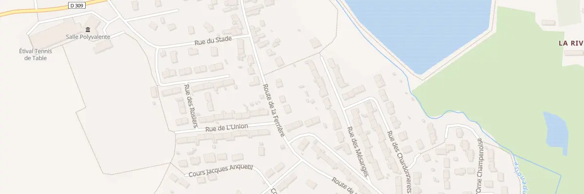 Plan du 4 Rte de la Ferriere à Étival-lès-le-Mans