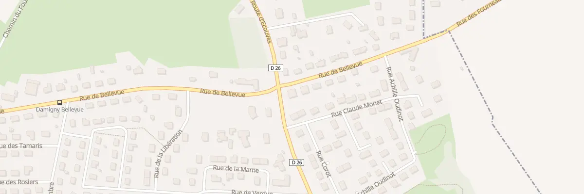Plan du 8 Rte d’Ecouves à Damigny