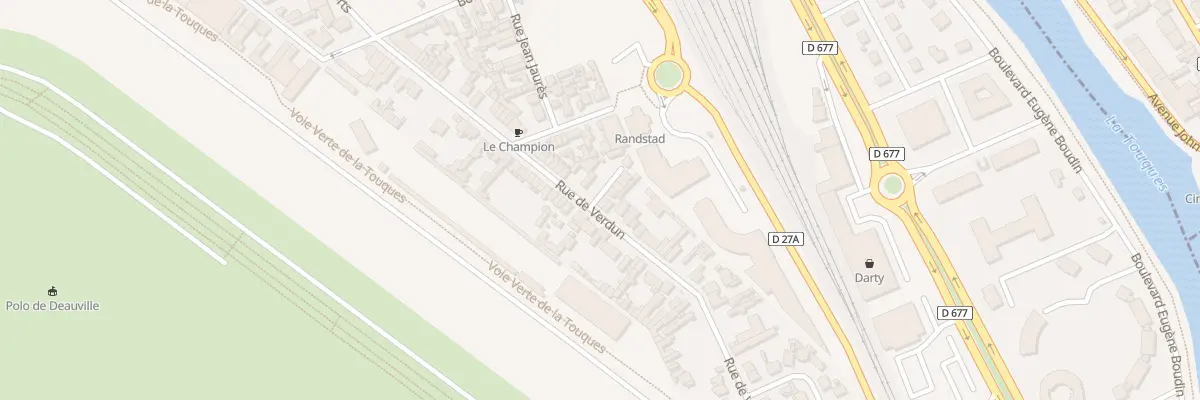 Plan du 65 Rue de Verdun à Deauville
