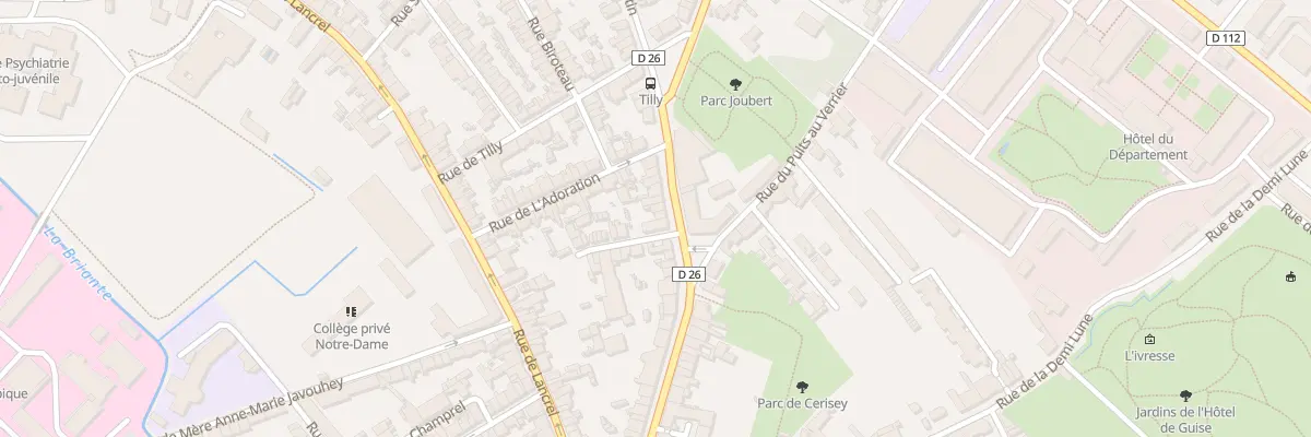 Plan du 57 Rue de l’Écusson à Alençon