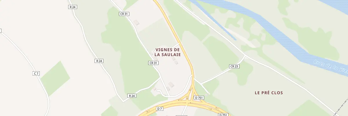 Plan du 137B Vignes de la Saulaie à Candes-Saint-Martin