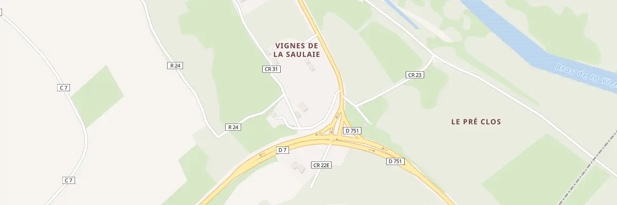 Plan du 16 Vignes de la Saulaie à Candes-Saint-Martin