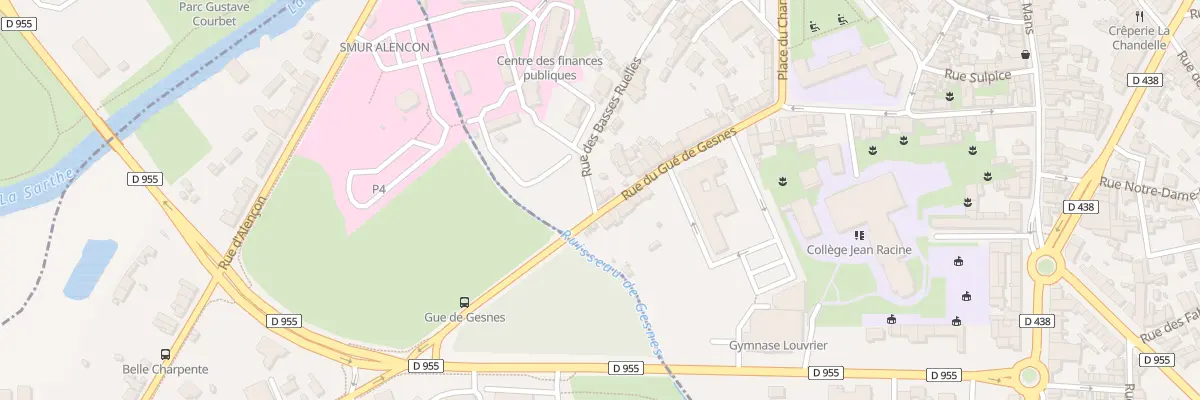 Plan du 44 Rue du Gué de Gesnes à Alençon