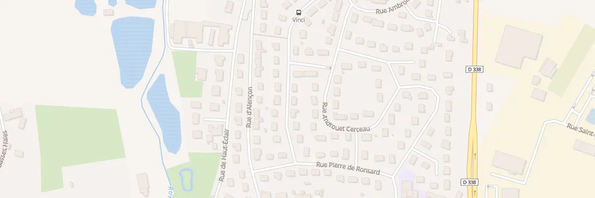 Plan du 10 Rue Léonard de Vinci à Arçonnay