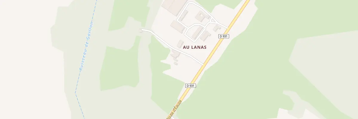 Plan du 3845 Rte d’Eauze à Manciet
