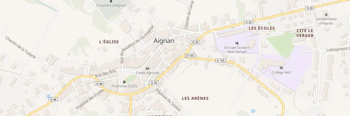 Plan du 33 Rue du Duc de Bouillon à Aignan