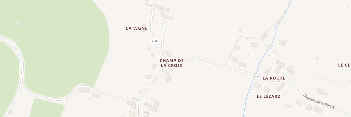 Plan du 5000 Champ de la Croix à Sainte-Sabine-sur-Longève