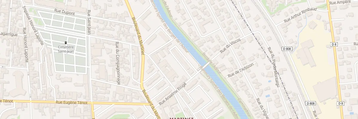 Plan du 9006 Res Adour Bellevue à Tarbes
