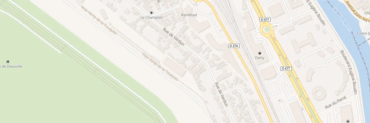 Plan du 96 Rue de Verdun à Deauville